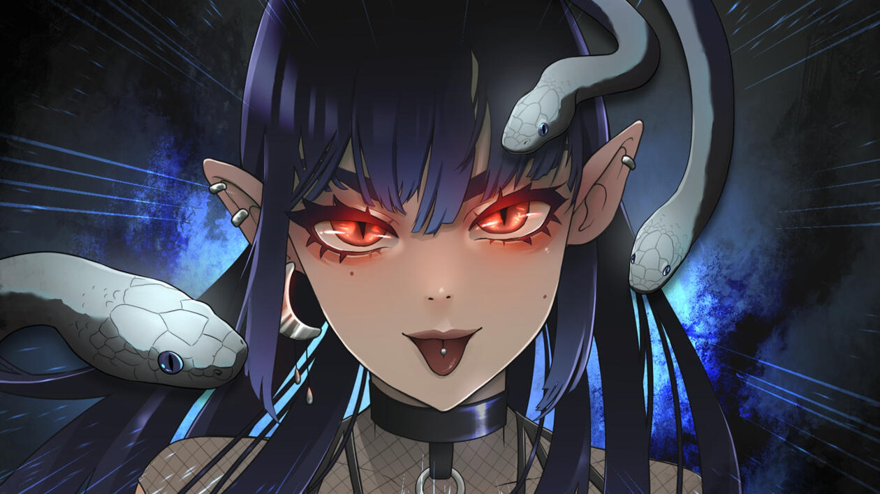 Tisiphone Erinyes, 'Azari - Witch Hunt' song cover art, by: @Maguri_Ann