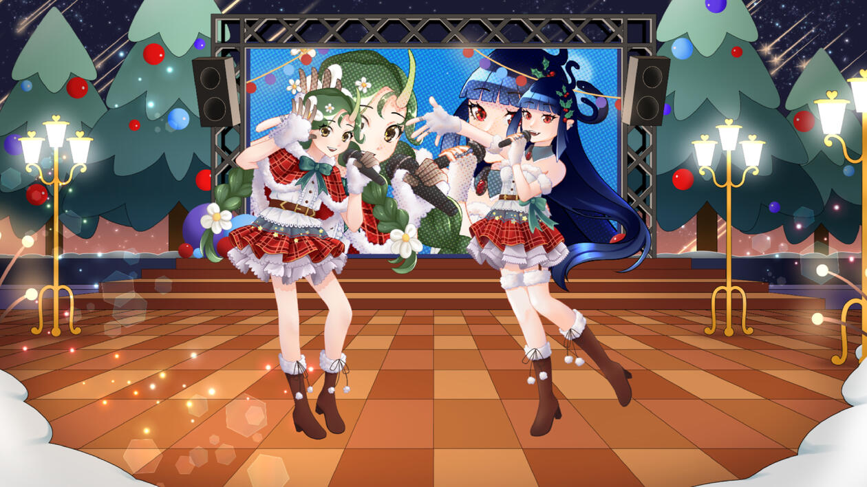 Tisiphone Erinyes, 'Muse - Aishiteru Banzai!' song cover art, by: @Maguri_Ann